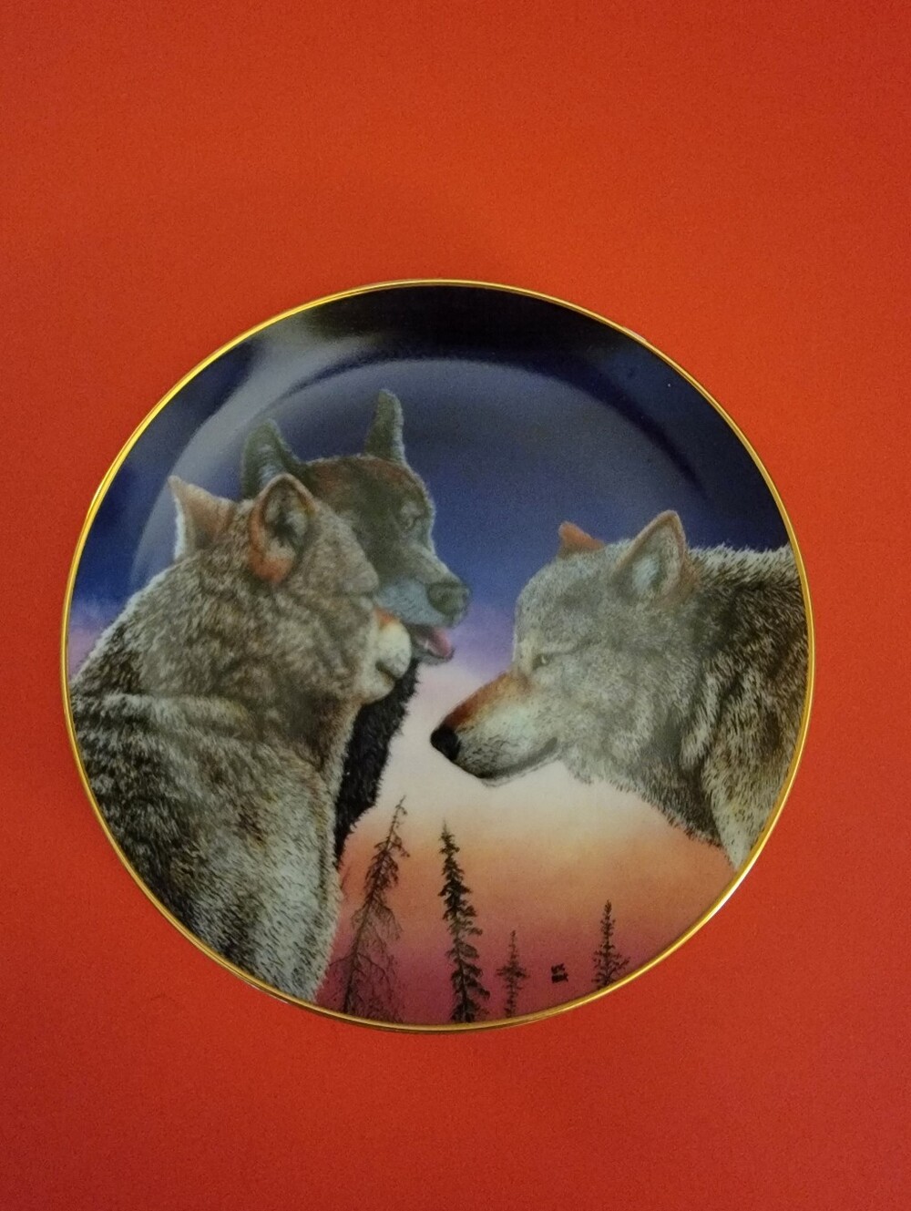 Danbury Mint Decorative Plate Ftom Etrrnal Unity Collection